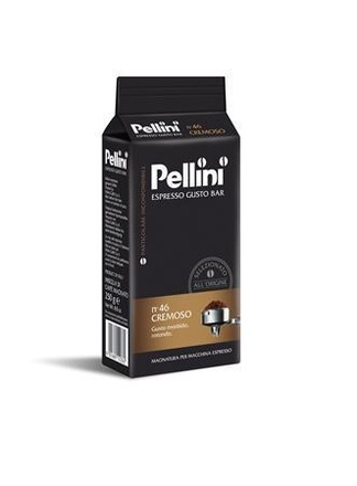 Papírenské zboží - Káva mletá, pražená, vakuově balené, 250 g, PELLINI "Cremoso"