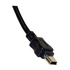 Papírenské zboží - USB kabel (2.0), USB A M - miniUSB M, 3m, czarny, Logo