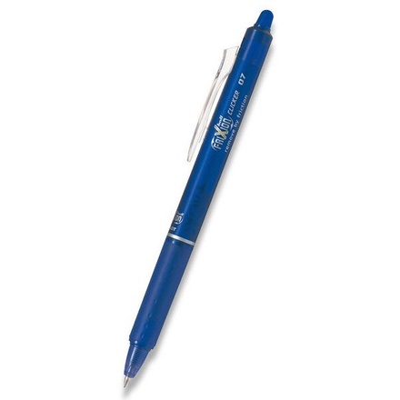 Papírenské zboží - Roller Pilot 2061 FriXion Clicker M 07 modrý
