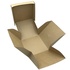 Papírenské zboží - Burger box (PAP FSC Mix) rozkładany tłuszczoodporny kraft 120 x 120 x 100 mm [100 szt]