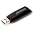 Papírenské zboží - Verbatim USB flash disk, USB 3.0 (3.2 Gen 1), 32GB, V3, Store N Go, czarny, 49173, USB A, z wysuwanym złączem