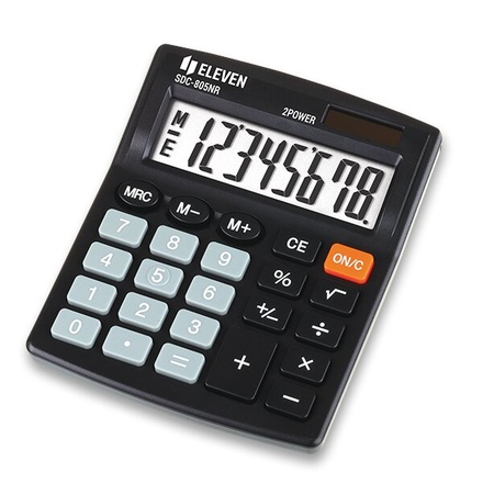 Papírenské zboží - Stolní kalkulátor Eleven SDC-805NR