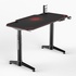 Papírenské zboží - ULTRADESK Biurko dla gracza LEVEL RED, 140x66cm, 72-124cm, elektrycznie regulowana wysokość, z podkładką pod mysz XXL, uchwyt na s