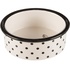 Papírenské zboží - Miska ceramiczna Zentangle dla kotów 0,3l/12 cm biało-czarna