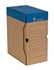 Papírenské zboží - Pudełko archiwizacyjne, niebiesko-białe, karton, A4, 150 mm, VICTORIA