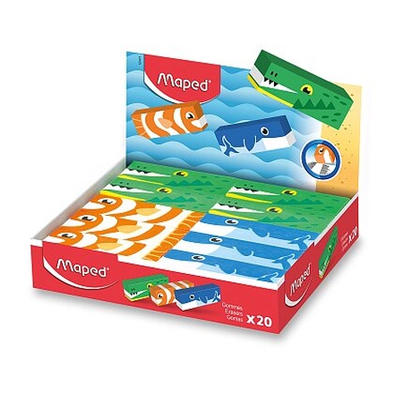 Papírenské zboží - Pryž Maped Animal - mix motivů, 1 ks