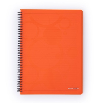 Papírenské zboží - Twin wire blok A5 PP NEO COLORI oranžová