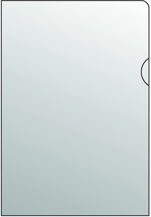 Papírenské zboží - Průhledný obal A4 "L" PP tenký krupička, 80 mic. [100 ks]