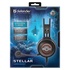 Papírenské zboží - Defender Stellar Pro, Gaming Headset, słuchawki z mikrofonem, regulacja głośności, czarna, 7.1 (virtual), 50 mm przetworniki typ U