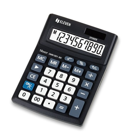 Papírenské zboží - Stolní kalkulátor Eleven CMB 1001-BK
