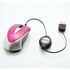 Papírenské zboží - Verbatim Mysz Go Mini 49021, 1000DPI, optyczna, 3kl., przewodowa USB, różowa, mini