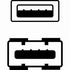 Papírenské zboží - Kabel USB (2.0), USB A M-USB A F, 1.8m, czarny