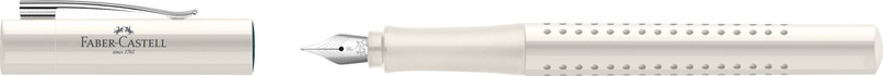 Papírenské zboží - Pióro wieczne Grip 2010, F, kokos biały Faber-Castell 140822