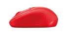 Papírenské zboží - Mysz "Primo", czerwona, bezprzewodowa, optyczna, mały rozmiar, TRUST