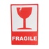 Papírenské zboží - Samoprzylepne etykiety transportowe FRAGILE / Delikatne (czerwony kubek) 80x120 mm, 200 szt. 