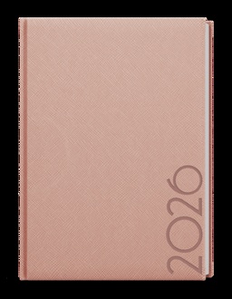 Papírenské zboží - Denní diář - David - Tora - A5 - pudrová