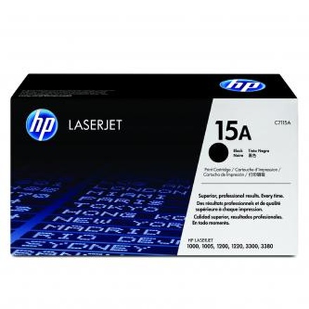 Papírenské zboží - HP originální toner C7115A, black, 2500str., HP 15A, HP LaserJet 1000, 1200, 1200n, 1220,