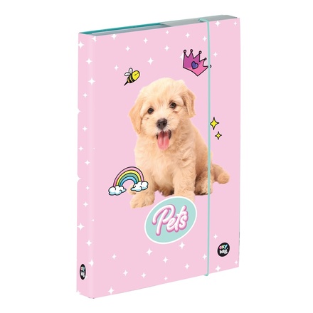 Papírenské zboží - Box na sešity A5 mazlíčci