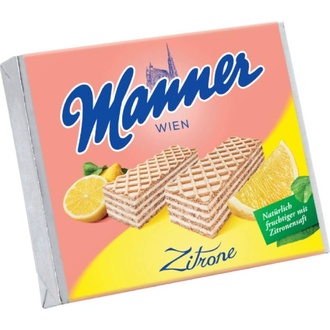 Papírenské zboží - Oplatky "Manner Zitrone", citron, 75 g, MANNER 52473