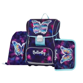 Papírenské zboží - Školní set 3ks PREMIUM Motýl