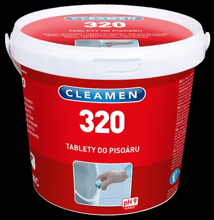 Papírenské zboží - Cleamen 320 pisoárové kostky 1,5 kg