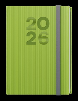 Papírenské zboží - Denní diář - David - Vigo - A5 - zelená