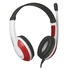 Papírenské zboží - Defender Warhead G-120, Gaming Headset, słuchawki z mikrofonem, regulacja głośności, biało-czerwony, 2x 3.5 mm jack
