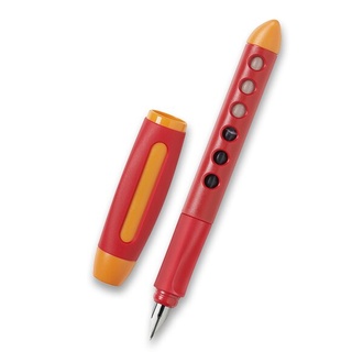 Papírenské zboží - Bombičkové pero Faber- Castell Scribolino pro leváky, červená
