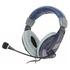 Papírenské zboží - Defender Gryphon 750, słuchawki z mikrofonem, regulacja głośności, niebieska, zamykane, 2x 3.5 mm jack