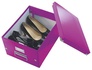 Papírenské zboží - Pudełko uniwersalne Leitz Click & Store średnie, fioletowe