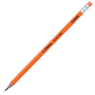 Papírenské zboží - Grafitová tužka STABILO Swano neon oranžová