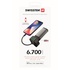 Papírenské zboží - SWISSTEN, 2in1 Apple watch MFI Power Bank, Li-Pol, 5V, ładowanie telefonów komórkowych, Apple Watch, 22013980, 6700mAh, szary