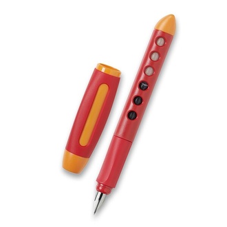 Papírenské zboží - Bombičkové pero Faber-Castell Scribolino pro praváky, červené