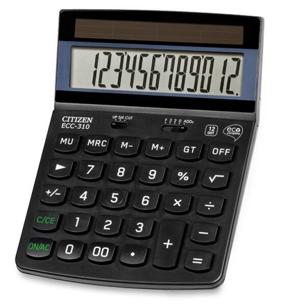 Papírenské zboží - Stolní kalkulátor Citizen ECC-310