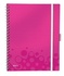 Papírenské zboží - Podkładka mobilna Leitz WOW, metaliczny różowy A4 - z podszewką