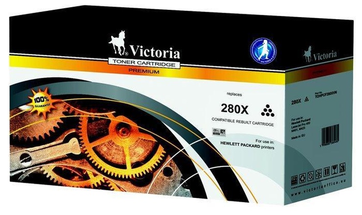 Papírenské zboží - 280X Toner pro LaserJet Pro 400 M401, M425 tiskárny, VICTORIA černá, 6,9k