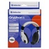 Papírenské zboží - Defender Gryphon 750, słuchawki z mikrofonem, regulacja głośności, biała, zamykane, 2x 3.5 mm jack