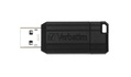 Papírenské zboží - 32GB USB Flash 2.0, 11/8MB/s, Pin Stripe, VERBATIM, czarny
