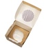 Papírenské zboží - Pudełko papierowe EKO na muffinki 100x100x100 mm brązowe z okienkiem [25 szt.]