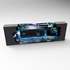 Papírenské zboží - E-blue Polygon, zestaw klawiatura z myszką Cobra II, US, do gry, z podkładką Mazer Marface S rodzaj przewodowa (USB), czarno-niebi