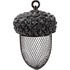 Papírenské zboží - Acorn - Karmnik dla ptaków, 700ml/14×22cm, Żywica/Metal, Brązowy/Biały