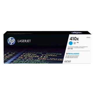 Papírenské zboží - HP originální toner CF411X, cyan, 5000str., HP 410X, high capacity, HP LJ Pro M452, LJ Pr