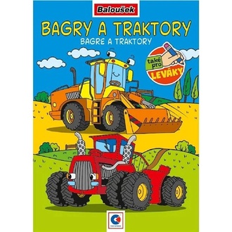 Papírenské zboží - Omalovánka - A5 - Bagry a traktory