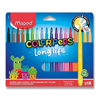 Papírenské zboží - Fixy MAPED Long Life 2.0 - 18 ks