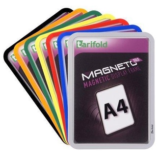 Papírenské zboží - Prezentační kapsa "Magneto Solo", černá, magnetická, A4, TARIFOLD
