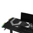Papírenské zboží - ULTRADESK Biurko dla gracza FORCE - szare, 166x70 cm, 76.5 cm, z podkładką pod mysz XXL, uchwyt na napoje i słuchawki