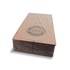 Papírenské zboží - Pudełko na pizzę (z tektury falistej) kraft 33 x 33 x 3 cm [100 szt]