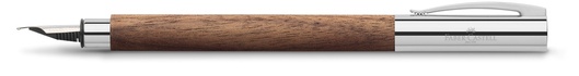 Papírenské zboží - Pióro wieczne Ambition Walnut Wood, M, brązowy Faber-Castell 148580