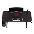 Papírenské zboží - ULTRADESK Biurko dla gracza LEVEL RED, 140x66cm, 72-124cm, elektrycznie regulowana wysokość, z podkładką pod mysz XXL, uchwyt na s
