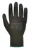 Papírenské zboží - Rękawice robocze zanurzone na dłoni i palcach w poliuretanie, rozmiar 7, czarny